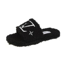 Load image into Gallery viewer, Fashion winter warm comfortable home lambswool slippers
