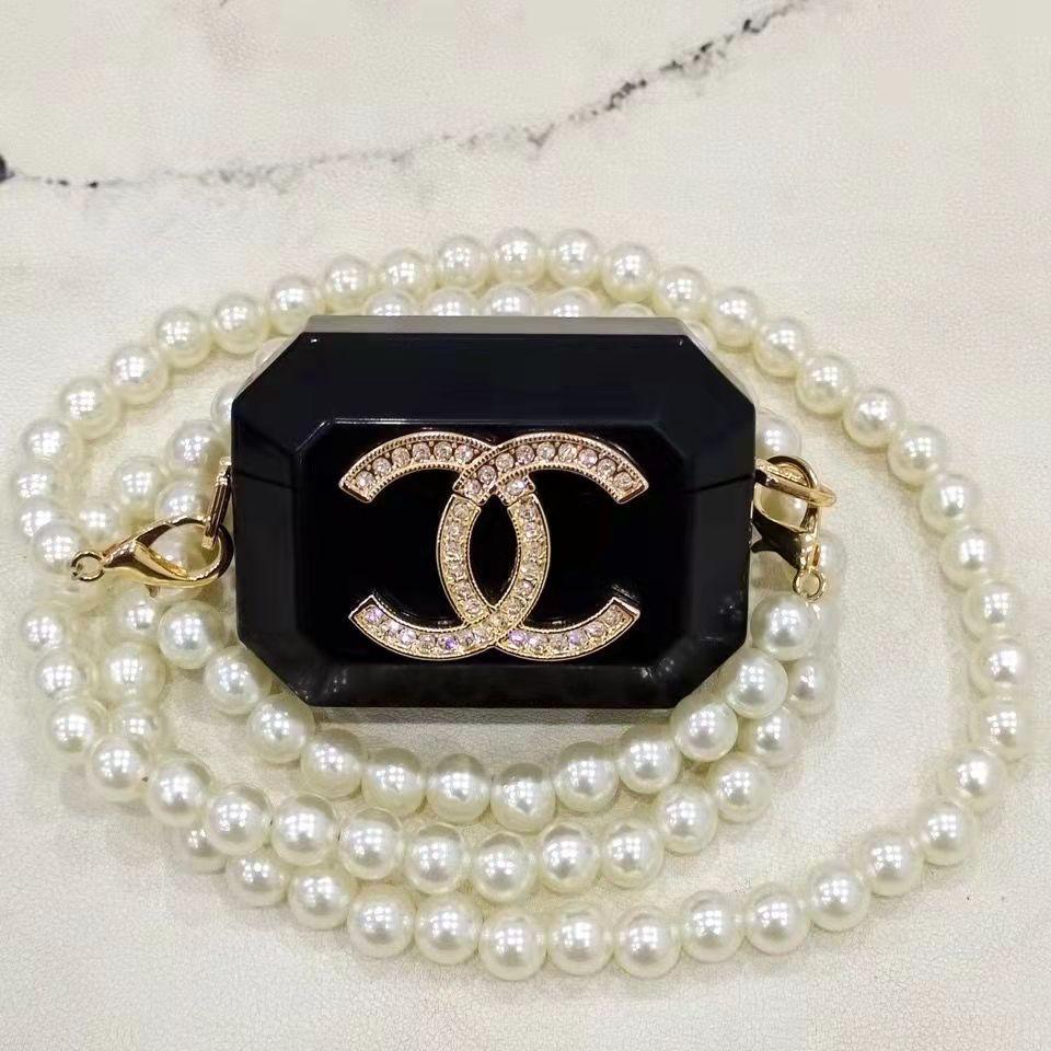 Luxury Crossbody Pearl chain Universal Airpods case