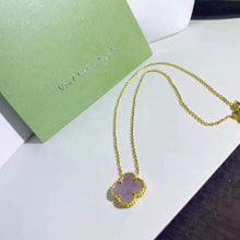 Load image into Gallery viewer, Four Leaf Clover Gold Necklace
