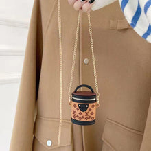 Load image into Gallery viewer, Bucket bag Crossbody Chain soft  Airpods case
