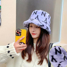 Load image into Gallery viewer, New fashion all-match fluffy warm fisherman hat
