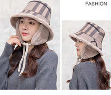 Load image into Gallery viewer, Winter warm and velvet thickening biker ear protection fisherman hat
