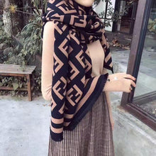 Load image into Gallery viewer, Fashion Winter Cashmere Scarf Thick Blanket Pashmina Hijab Long Scarves Warm Shawls
