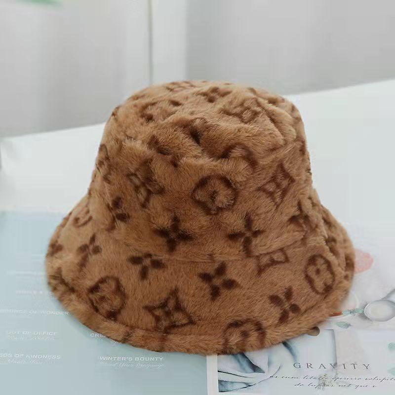 New trend Autumn and winter all-match fluffy warm fisherman hat