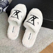 Load image into Gallery viewer, Fashion winter warm comfortable home lambswool slippers
