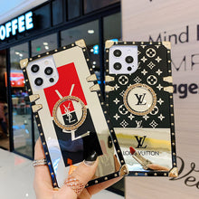 Load image into Gallery viewer, Luxury Rhinestone Square Phone Case for samsung
