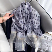 Load image into Gallery viewer, New Fashion Silk Wool Blended All-match Shawl Scarf
