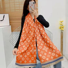 Load image into Gallery viewer, Luxury Shawls Wraps Print Tassels Winter Cashmere Scarf
