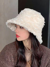 Load image into Gallery viewer, Plush all-match lamb velvet bucket hat
