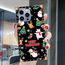 Load image into Gallery viewer, Luxury Square christmas Phone Case for iPhone
