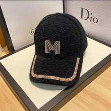 Load image into Gallery viewer, Luxury plush baseball cap with diamonds
