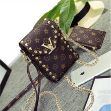 Load image into Gallery viewer, Fashion mini coin purse Crossbody Universal phone bag
