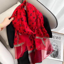 Load image into Gallery viewer, New Fashion Silk Wool Blended All-match Shawl Scarf
