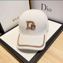 Load image into Gallery viewer, Luxury plush baseball cap with diamonds
