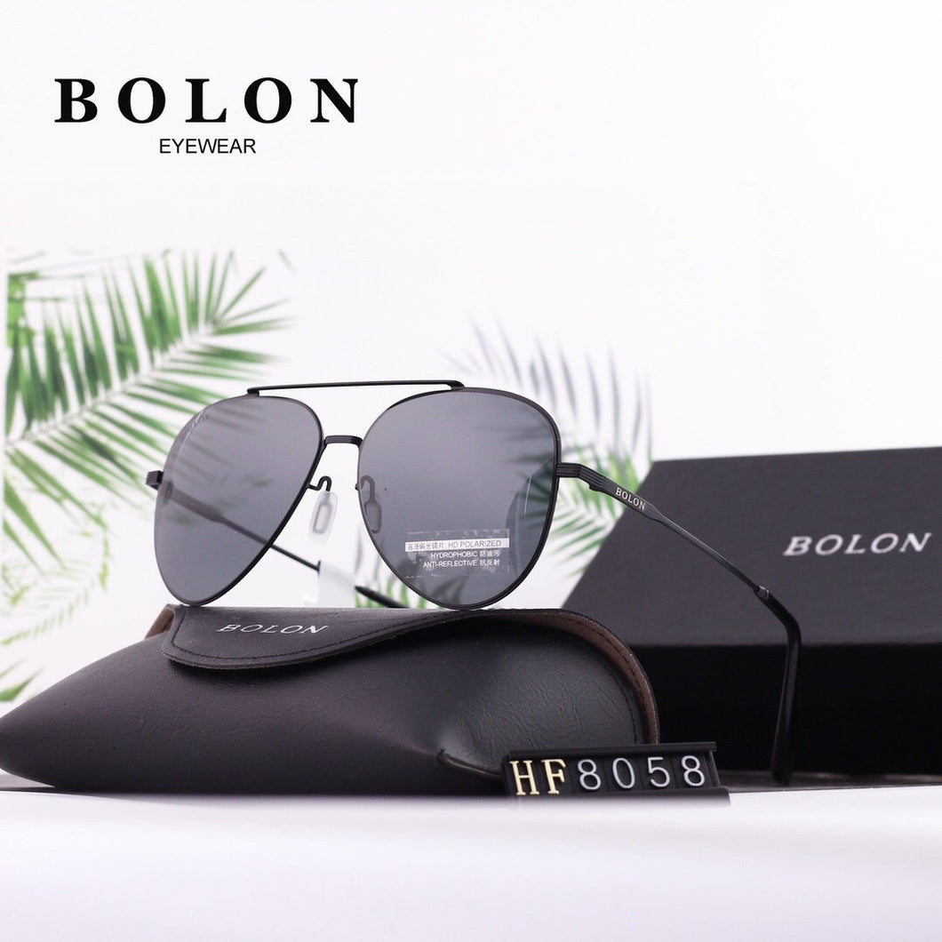 5 COLORS DOUBLE BRIDGE METAL FRAME WATERMARK LENS SUNGLASSES