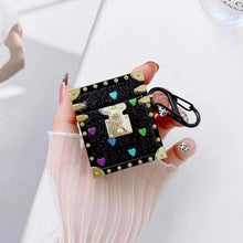 Load image into Gallery viewer, Fashion glitter love Heart  Airpods case
