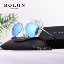 Load image into Gallery viewer, 5 COLORS DOUBLE BRIDGE METAL FRAME WATERMARK LENS SUNGLASSES
