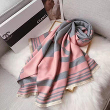 Load image into Gallery viewer, Luxury Brand 2021 Lady Big Shawl Imitation Cashmere Scarf Autumn And Winter Thickening Warm
