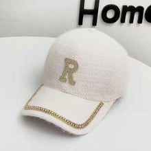 Load image into Gallery viewer, Luxury plush baseball cap with diamonds
