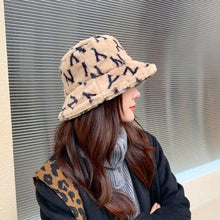 Load image into Gallery viewer, New fashion all-match fluffy warm fisherman hat
