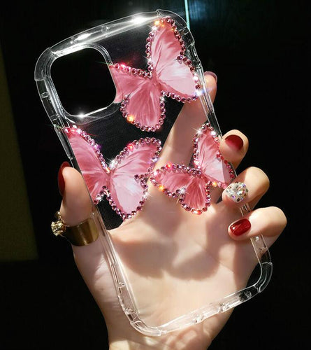 bling butterfly phone case - LVCASE