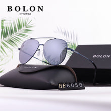 Load image into Gallery viewer, 5 COLORS DOUBLE BRIDGE METAL FRAME WATERMARK LENS SUNGLASSES
