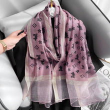 Load image into Gallery viewer, New Fashion Silk Wool Blended All-match Shawl Scarf
