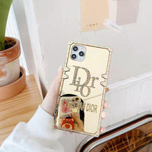 Load image into Gallery viewer, Fashion Diamond mirror square phone case  for  Samsung
