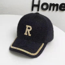 Load image into Gallery viewer, Luxury plush baseball cap with diamonds
