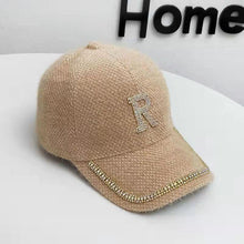 Load image into Gallery viewer, Luxury plush baseball cap with diamonds
