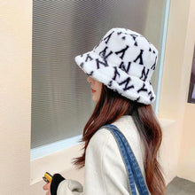 Load image into Gallery viewer, New fashion all-match fluffy warm fisherman hat
