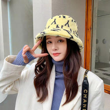 Load image into Gallery viewer, New fashion all-match fluffy warm fisherman hat
