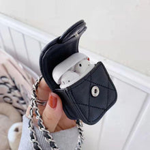 Load image into Gallery viewer, Leather Crossbody chain  Airpods case
