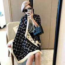 Load image into Gallery viewer, New 2021 winter women&#39;s warm scarf cashmere pure wool blanket cashmere scarf
