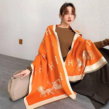 Load image into Gallery viewer, New Thick Blanket Shawls Wraps Print  Winter Cashmere Scarf Women Tassels Pashmina
