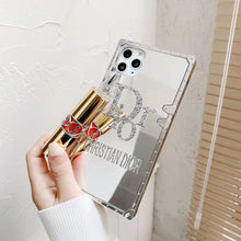 Load image into Gallery viewer, Fashion Diamond mirror square phone case  for  Samsung
