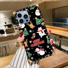 Load image into Gallery viewer, Luxury Square christmas Phone Case for iPhone
