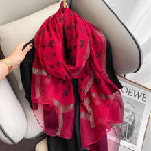 Load image into Gallery viewer, New Fashion Silk Wool Blended All-match Shawl Scarf
