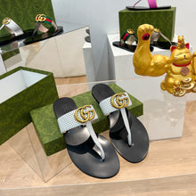 Load image into Gallery viewer, 2023 GG Flat Bottom Slippers - S7
