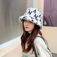 Load image into Gallery viewer, New fashion all-match fluffy warm fisherman hat
