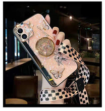 Load image into Gallery viewer, Rhinestone Butterfly  phone case For Samsung
