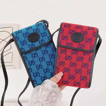 Load image into Gallery viewer, Fashion all-match Leather Shoulder Crossbody Universal Phone bag
