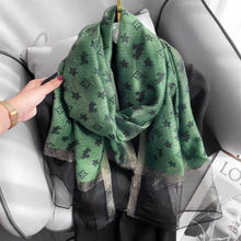 Load image into Gallery viewer, New Fashion Silk Wool Blended All-match Shawl Scarf
