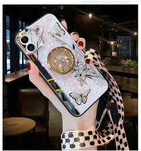 Load image into Gallery viewer, Rhinestone Butterfly  phone case For Samsung
