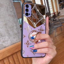 Load image into Gallery viewer, Luxury Rhinestone Ring Stand Phone Case
