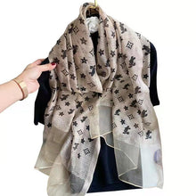 Load image into Gallery viewer, New Fashion Silk Wool Blended All-match Shawl Scarf
