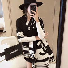 Load image into Gallery viewer, Luxury Brand 2021 Lady Big Shawl Imitation Cashmere Scarf Autumn And Winter Thickening Warm
